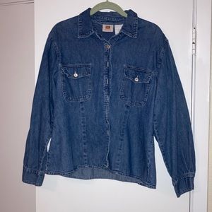 vintage faded glory denim button up